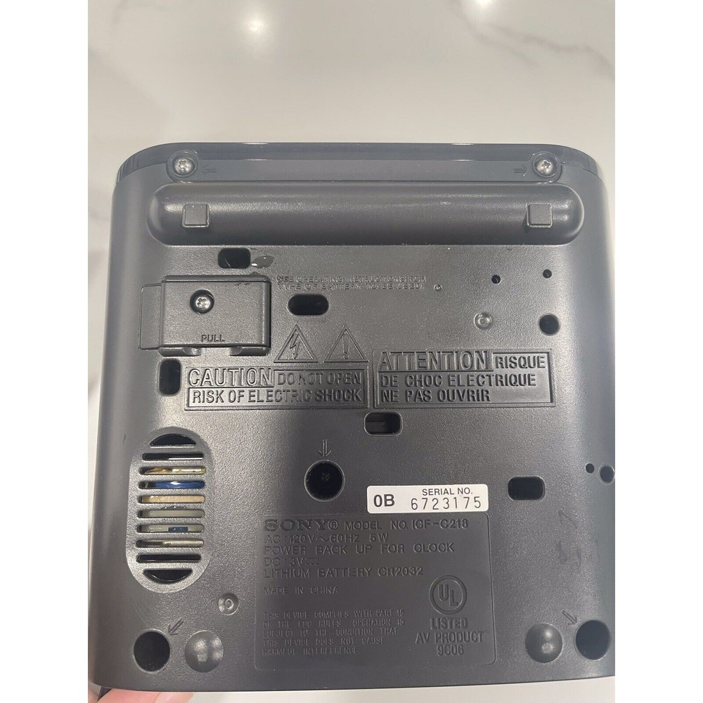 Vintage Sony Dream Machine Digital Radio Alarm Clock/ICF-C218/Tested Working - Picture 3 of 4